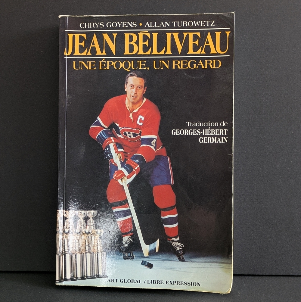 Jean Beliveau French Language Used Book Paperback NHL Hockey Sports